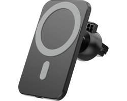 Magsafe Autolader - Magsafe Autohouder - Telefoonhouder Gsm Auto - geschikt voor Apple iPhone 17/16/15/14/13/12/ Mini / Pro / Pro Max - Draadloze Oplader met Magneet voor Auto - Magnetische Houder Ventilatie - Telefoonhouder Auto