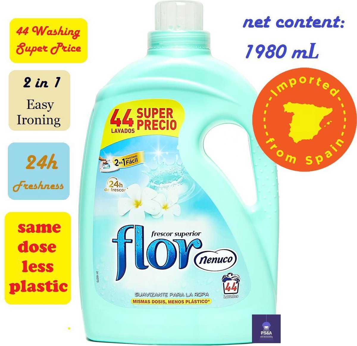 Nenuco Wasverzachter Flor Suavizante 1980ml