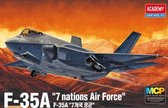 1:72 Academy 12561 F-35A '7 nations Air Force' with Dutch Decals Plastic kit