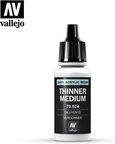 Vallejo 70524 Thinner Medium (17 ml) Verdunner