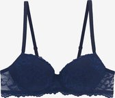 Viuma Vrouw Marineblauw 620161 Push up Bh Kanten beugelbeha Dagelijks Comfort Hoogwaardig Kwaliteit