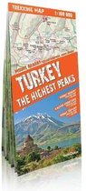 Turkey the Highest Peaks. Trekking map 1 : 100 000