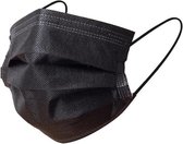 20 stuks - Wegwerp 3laags gezichtsmaskers - mondmasker - mondkapje (zwart)