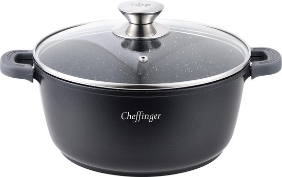 WECOOK! Granieten braadpan van gesmeed aluminium, 18