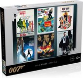 James Bond - Acteurs Iconiques Puzzle 1000 pcs