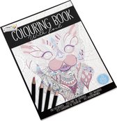 Kleurboek ''Zilver'' | A4 | Kleurboek | Kleurboek voor volwassen | Craft Sensations | Zilveren foliedruk | Knutselen | Tekenen | Kleuren | Stiften | Kleuren voor volwassenen | teke