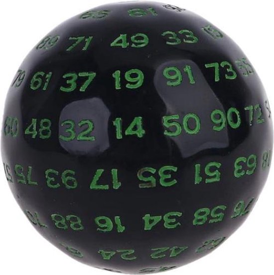 D100 dobbelsteen / D100 Dice / Polydice dungeons and dragons dnd dice