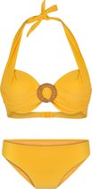 LingaDore - Halter Bikini Set Ocre - maat 44D - Geel