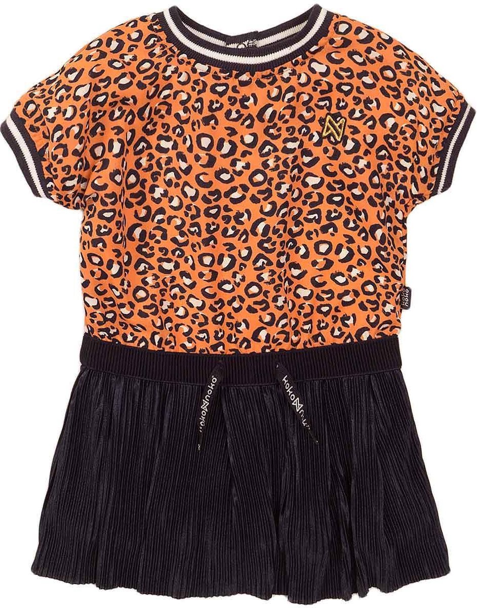 Koko Noko jurk - oranje - E38958 - maat 122