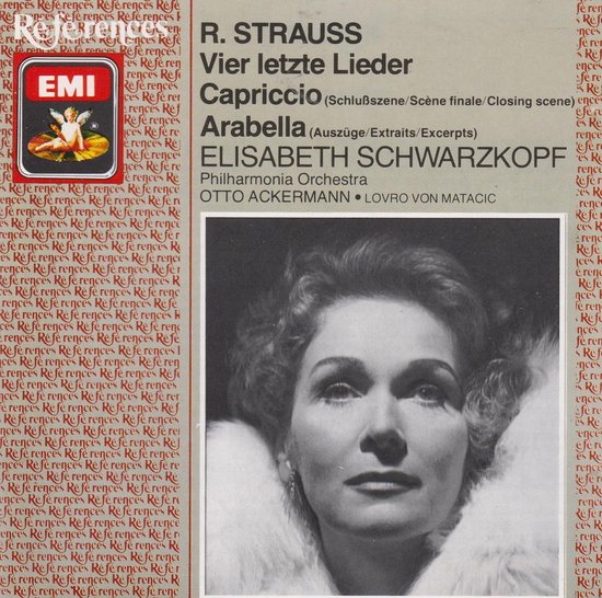 5099976100123 - R. Strauss, Elisabeth Schwarzkopf, Otto Ackermann, Philharmonia Orchestra ‎– Vier Letzte Lieder, Capriccio Closing Scene