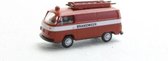 Lemke Minis - VW T2 Brandweerwagen - Rood - Schaal N