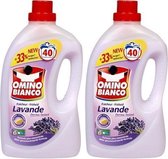 Omino Bianco Lavendel Vloeibaar Wasmiddel - 2 x 2 l (80 wasbeurten)