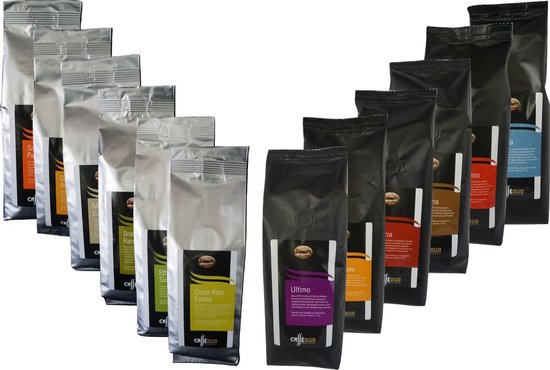 Proefpakket koffiebonen Tutto Caffè Duo - 12 x 250 gram