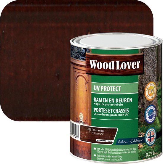 Woodlover Uv Protect - 0,75 L - 629 - Rosewood
