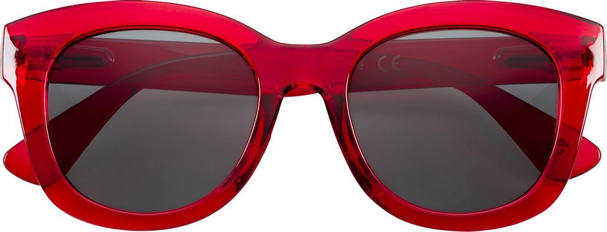 Babsee-zonnebril met leesgedeelte model Nina-Rood Doorzichtig - Sterkte +2.5