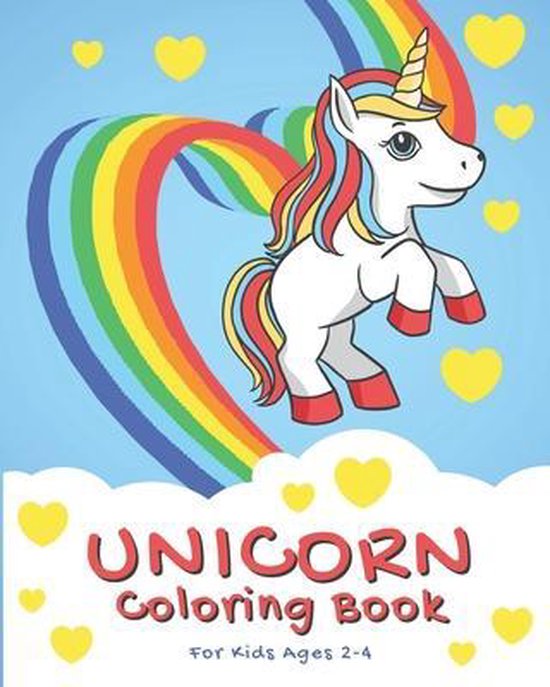 Unicorn Coloring Book For Kids Ages 24, Rotris Sontral 9798732682694