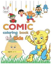 coloring book comic for kids ages 2-11