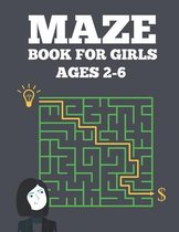 Maze Book For Girls Ages 2-6