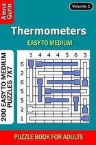Thermometers puzzle book for Adults