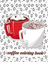 Coffee coloring book