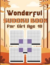 Wonderful Sudoku Book For Girl Age 10