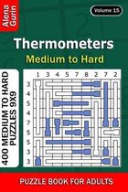 Thermometers puzzle book for Adults