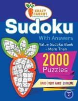 Sudoku with Answers - Over 2000 Puzzles - 6 Difficulty Levels Ranging from Very Easy to Extreme - 4- Sudoku With Answers
