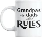 Studio Verbiest - Mok - Opa / Grootvader / Grandpa - Grandpas are dads without rules (18) 300ml