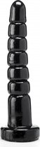 XXLTOYS - Angel - Large Dildo - Inbrenglengte 30 X 6 cm - Black - Uniek Design Realistische Dildo – Stevige Dildo – voor Diehards only - Made in Europe
