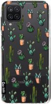 Casetastic Samsung Galaxy A12 (2021) Hoesje - Softcover Hoesje met Design - Cactus Dream Print