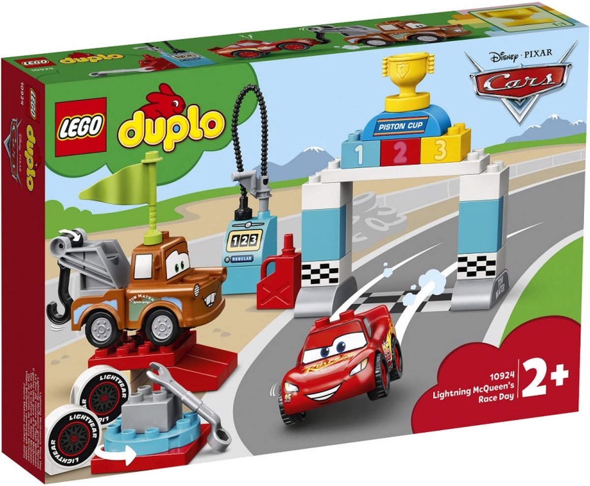 LEGO DUPLO Cars Bliksem McQueen's Racedag - 10924