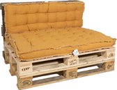 MaxxGarden Palletkussen - rugkussen loungeset bank - palletsofa - 120x40cm - Geel