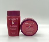 Kerastase Reflection MINI set - Bain Chromatique 80ml & Masque Chromatique Fine Hair 75ml - kleurbehoud van gekleurd / gehighligt  haar