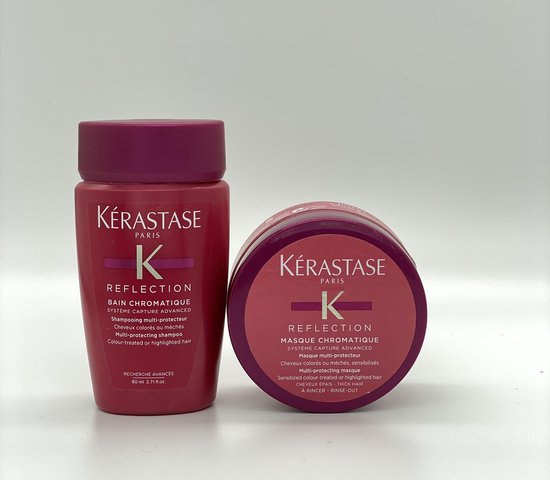 Kerastase Reflection MINI set - Bain Chromatique 80ml & Masque Chromatique Fine Hair... bol.com