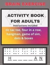 Brain Exercise. Activity Book For Adults. Instructions Included.