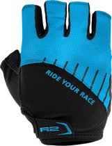 R2 - Vouk Fietshandschoenen - Zwart/Blauw - Maat XL (22 - 23cm)