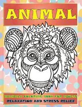 Mandala Coloring Book for Adults Relaxation and Stress Relief - Animal