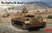 1:35 Rye Field Model 5072 Pz.Kpfw.III Ausf. J Tank - Full Interior Kit Plastic Modelbouwpakket