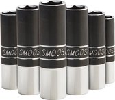 Smoos® Losse dop 10 mm extra lang met 1/4 opname - 6 stuks