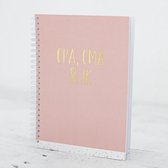 Opa,oma & ik invulboek roze