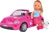 foto van Evi Love - Evi met Beetle Wagen 23cm - minipop - vanaf 3 jaar