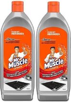 Monsieur. Muscle - Cera- Fix pour Céramique - Plaques de cuisson Halogènes et Induction - Nettoyant Plaques - 2 x 200 ml