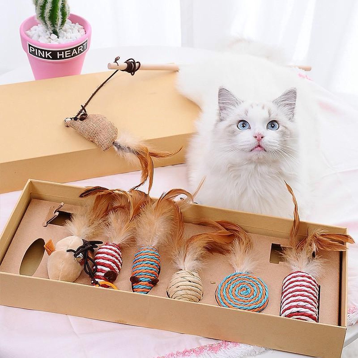 GIZMO Luxe Kattenspeeltjes Set