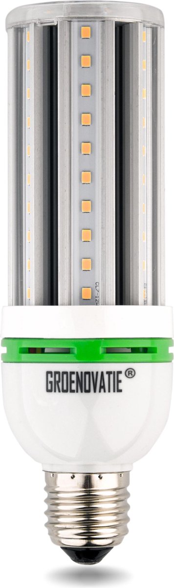 Groenovatie LED Corn/Mais Lamp E27 Fitting - 10W - 165x48 mm - Warm Wit - Waterdicht