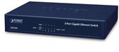 PLANET GSD-503 netwerk-switch Gigabit Ethernet (10/100/1000) Blauw