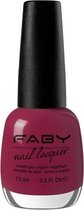 Faby Nagellak Hug Me Faby! Dames 15 Ml Vegan Donkerrood