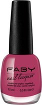 Faby Nagellak Felicità Dames 15 Ml Vegan Fuchsia