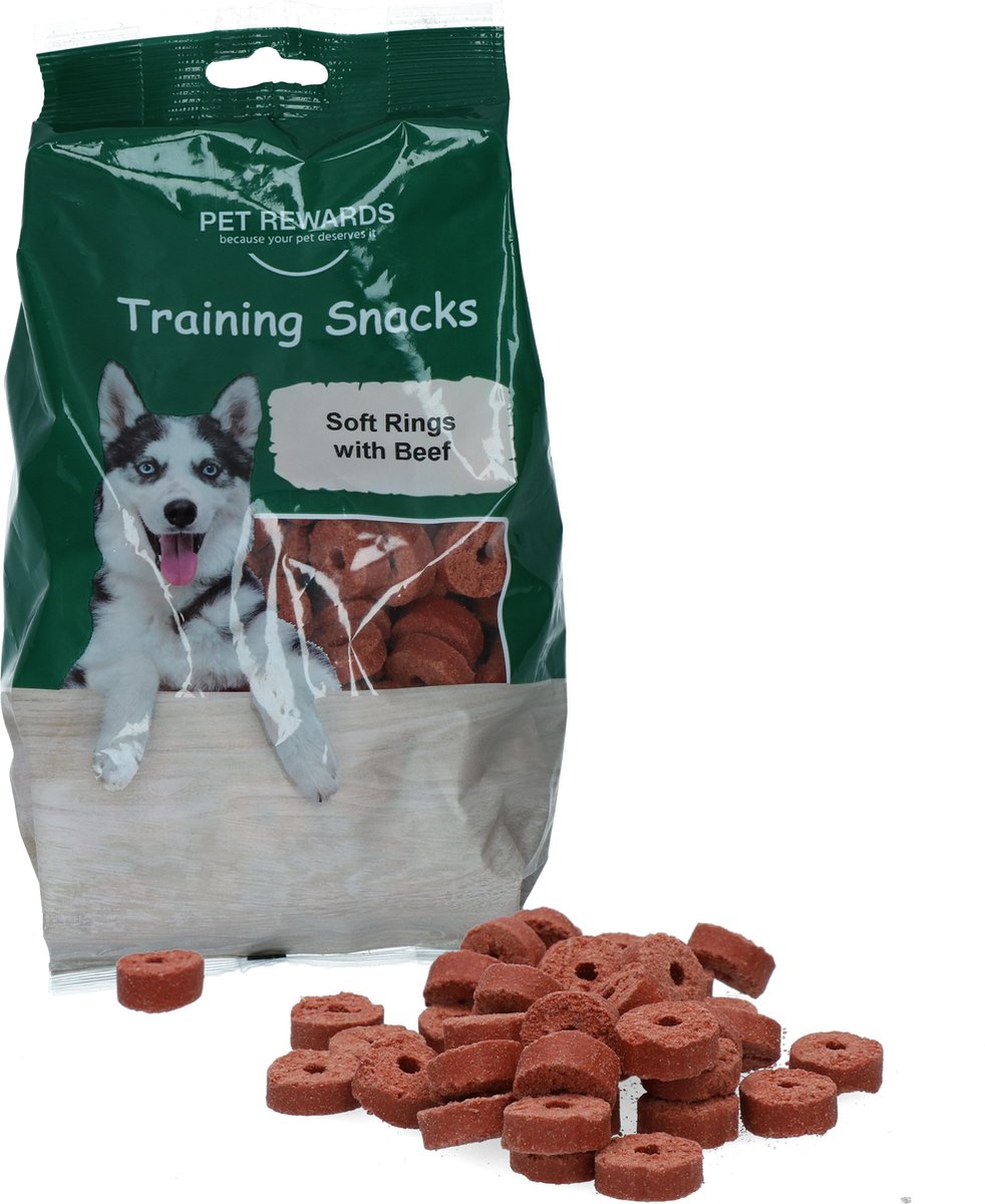 Pet Rewards Soft Rings Rund Hondensnoepjes Trainingssnacks
