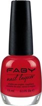 Faby Nagellak Mona Lisa Smiled At Me 15 Ml Vegan Koraalrood