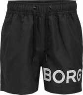 Björn Borg Shorts Karim Black Beauty - jongens zwemshort maat 170